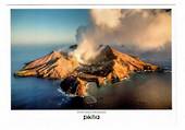 Modern Coloured Postcard by Pikitea of White Island. - 46375 - Postcard