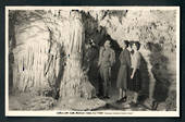 Real Photograph by of Visitors with Guide Waitomo Caves. Hurst type card. - 46408 - Postcard