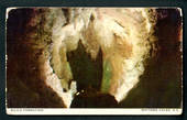 Coloured postcard by Tanner Couch of Silica Formation Waitomo Caves - 46444 - Postcard