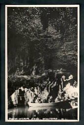 Real Photograph by N S Seaward of Glow-worm Cave Waitomo. - 46460 - Postcard