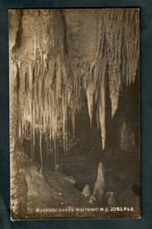 Real Photograph by Radcliffe of Ruakuri Caves Waitomo. - 46489 - Postcard