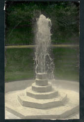 Real Photograph of the Soda Geyser Te Aroha. - 46514 - Postcard