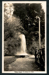 Real Photograph by A B Hurst & Son of Mokena Geyser Te Aroha. - 46544 - Postcard