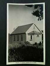 Real Photograph by A B Hurst & Son of Church of England Coromandel. Superb card. - 46557 - Postcard
