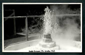 Real Photograph by N S Seaward of Soda Geyser Te Aroha. - 46658 - Postcard