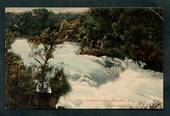 Coloured postcard by Muir and Moodie of Aratiatia Rapids Wairakei. - 46697 - Postcard