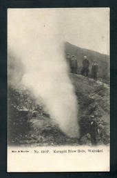 Early Undivided Postcard by Muir & Moodie of Karapiti Blowhole Wairakei. - 46699 - Postcard