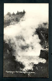 Real Photograph by Radcliffe of Champagne Pool Wairakei. - 46701 - Postcard