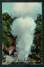 Coloured postcard of Great Wairaki Geyser in action. - 46706 - Postcard