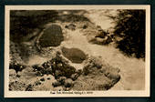 Real Photograph by A B Hurst & Son of Mud Pools Wairakei Valley. - 46718 - Postcard