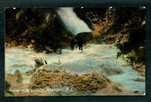 Coloured postcard of Boiling Mud Geysers Wairaki. - 46729 - Postcard