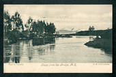 Early Undivided Postcard of Taupo from the Bridge. - 46742 - Postcard
