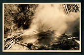 Sepia Postcard of the Eagles Nest Geyser Wairaki. - 46746 - Postcard