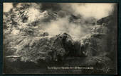 Real Photograph by Radcliffe of Twins Geyser Wairaki. - 46748 - Postcard