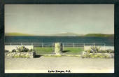 Tinted Postcard by N S Seaward of Lake Taupo. - 46759 - Postcard