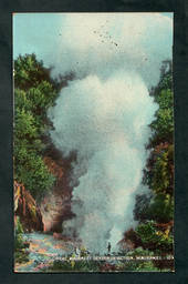 Coloured postcard of Great Wairakei Geyser in action. - 46763 - Postcard