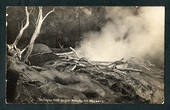 Real Photograph by Radcliffe of The Eagles Nest Geyser Wairakei. - 46797 - Postcard