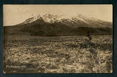 Real Photograph of Mt Ruapehu. I think this is from the Desert Road. - 46803 - Postcard