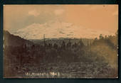 Real Photograph of Mt Ruapehu. Probably from the Viaduct. - 46804 - Postcard