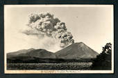 Real Photograph by A B Hurst & Son of Mt Ngauruhoe in Eruption. - 46811 - Postcard