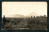 Real Photograph by Radcliffe of Mt Ngaruahoe. Tired. - 46813 - Postcard