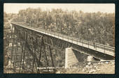 Real Photograph by Radcliffe of Makatote Viaduct Main Trunk Line. - 46836 - Postcard