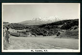 Real Photograph by N S Seaward of Mt Ruapehu. - 46837 - Postcard
