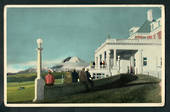 Coloured postcard by Reed of Mt Ngauruhoe and Chateau Tongariro. - 46849 - Postcard