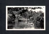 Real Photograph by Teeds of Upper Lake Pukekura Park. - 46942 - Postcard
