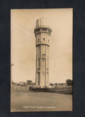 Real Photograph by Radcliffe of Water Tower Hawera. - 46953 - Postcard