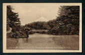 Real Photograph of Mount Egmont from Recreation Grounds New Plymouth. - 46963 - Postcard