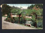 Coloured postcard of Tea Kiosk Recreation Grounds New Plymouth. - 46965 - Postcard