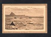 Sepia Postcard of The Breakwater New Plymouth. - 47048 - Postcard