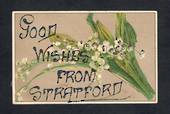 Glitter Postcard. Good wishes from Stratford. - 47050 - Postcard