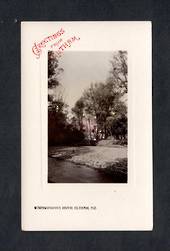 Real Photograph of the Waingongoro River Eltham. By H G Carman Bookseller. - 47066 - Postcard