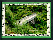 Modern Coloured Postcard of Bridge to Nowhere Wanganui River. - 47104 - Postcard