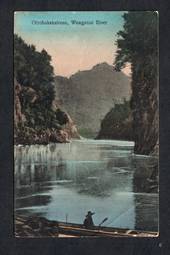 Coloured postcard of Otrohakakaireau Wanganui River. - 47114 - Postcard