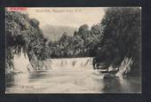 Real Photograph by Denton ofOhura Falls Wanganui River. - 47174 - Postcard