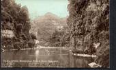 Tinted Postcard of TeAu-Upoko Wanganui River. - 47177 - Postcard