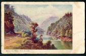 Coloured postcard of the Manawatu Gorge. - 47217 - Postcard