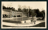 Real Photograph by A B Hurst & Son of The Paddling Pool Esplanade Palmerston North. - 47218 - Postcard