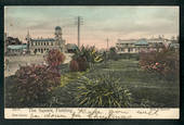 Early Undivided Coloured postcard of The Square Fielding. - 47234 - Postcard