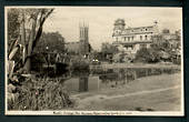 Real Photograph by A B Hurst & Son of Rustic Bridge Square Palmerston North. - 47239 - Postcard