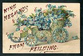 Glitter Postcard. Kind regards from Fielding. - 47269 - Postcard