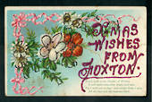 Glitter Postcard. Xmas wishes from Foxton. - 47303 - Postcard