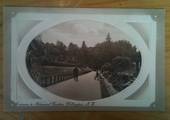 Sepia Postcard of the Entrance to the Botanical Gardens Wellington. - 47333 - Postcard