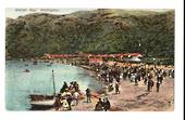 Coloured postcard of Worser Bay Wellington. - 47355 - Postcard