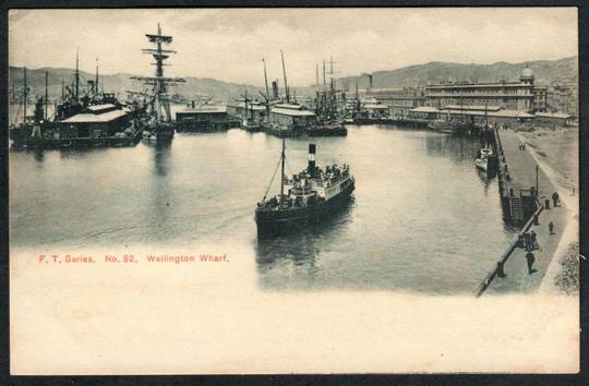 WELLINGTON WHARF Early Undivided Postcard FT series #52. - 47359 - Postcard