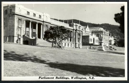 WELLINGTON Parliament Buildings Real Photograph by N S Seaward. - 47368 - Postcard
