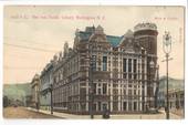 Coloured Postcard by Muir & Moodie of Free Public Library Wellington. - 47392 - Postcard